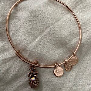 Alex and Ani Pineapple Charm Bracelet